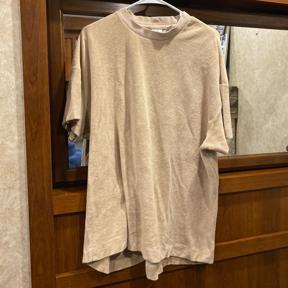 Oversized comfy textured tee
